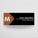 ofis kapı isimliği