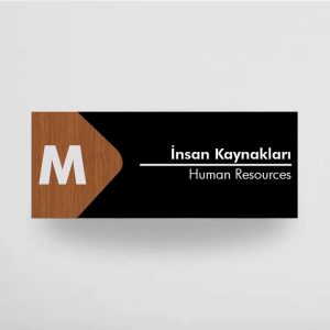 ofis kapı isimliği